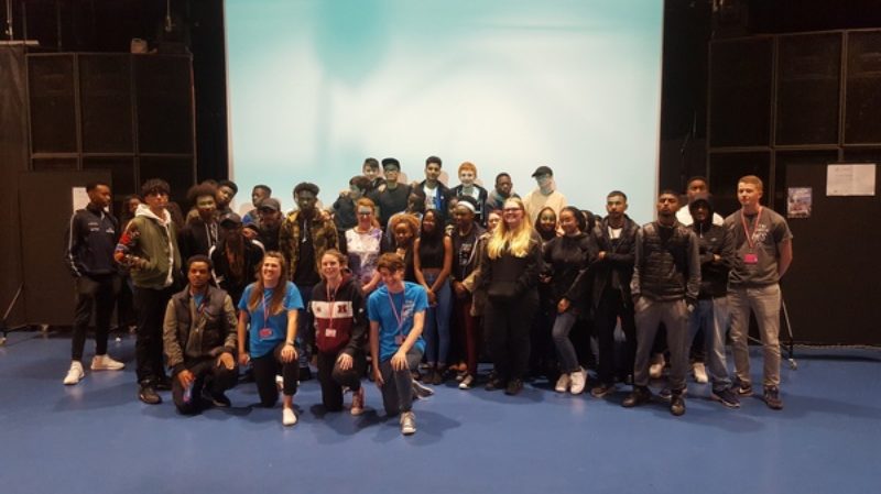 Louise with the NCS group.