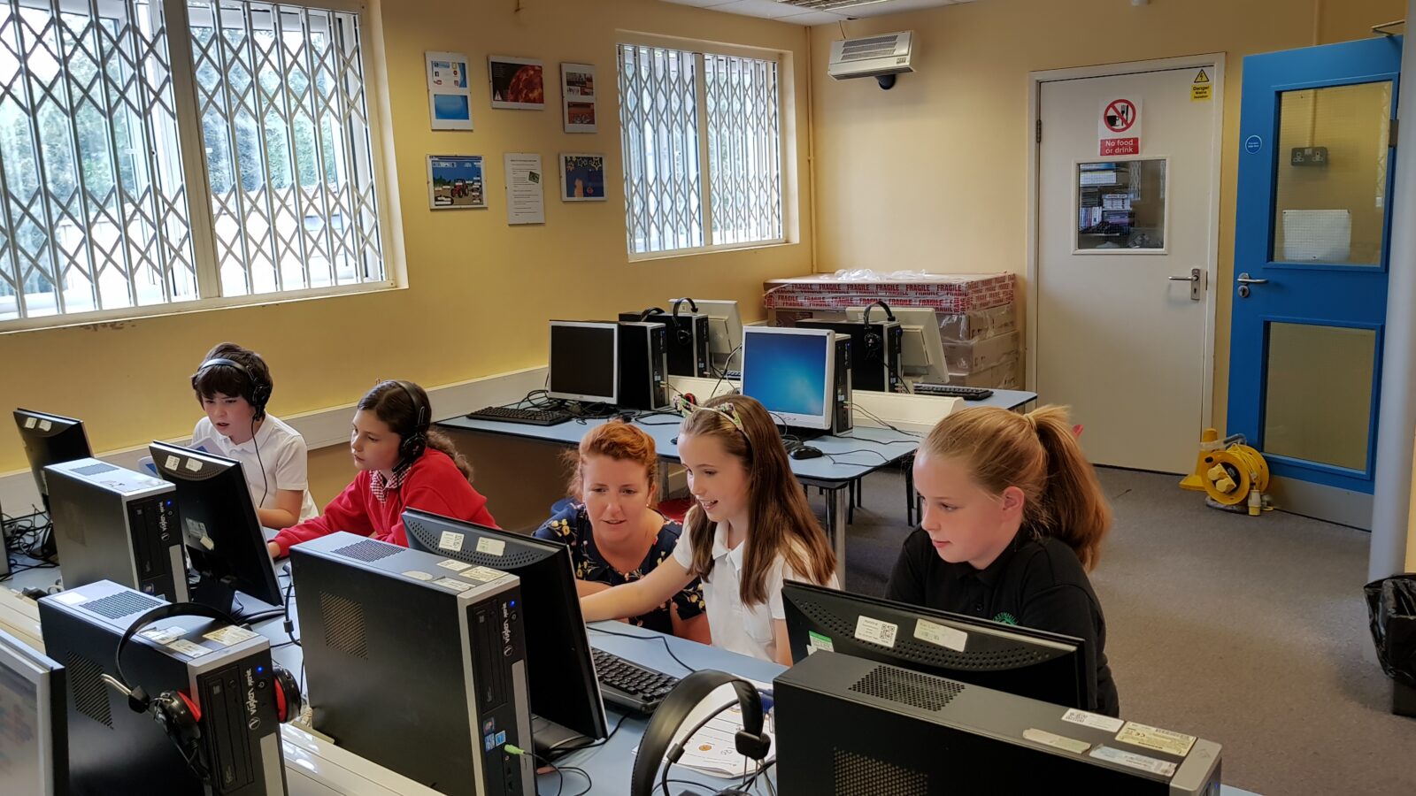 Louise at the Greenhill Coding Club