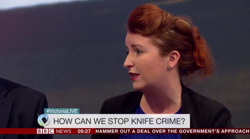 Louise on the Victoria Derbyshire Show