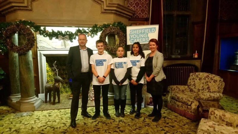 Louise Haigh and Paul Blomfield with young carers