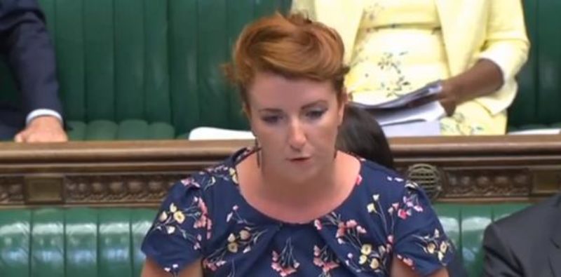 Louise at the despatch box.