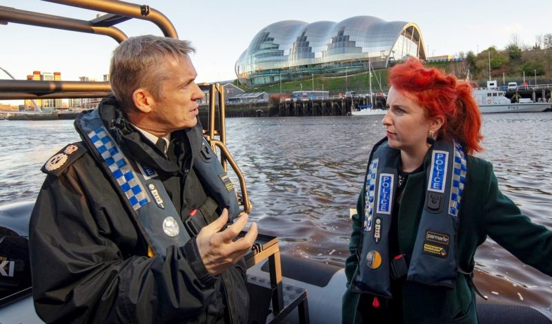 Louise travels the country to meet with police officers.
