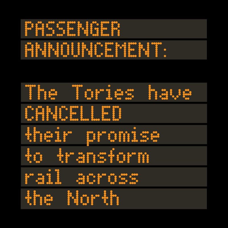PM fails the North of England