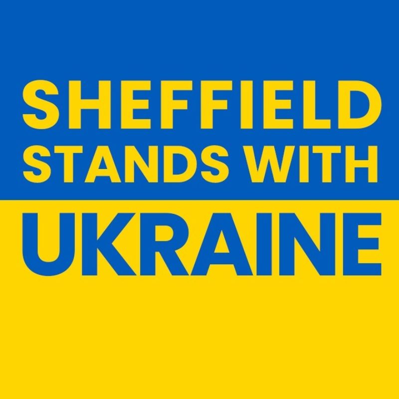 Sheffield stands with the Ukrainian people