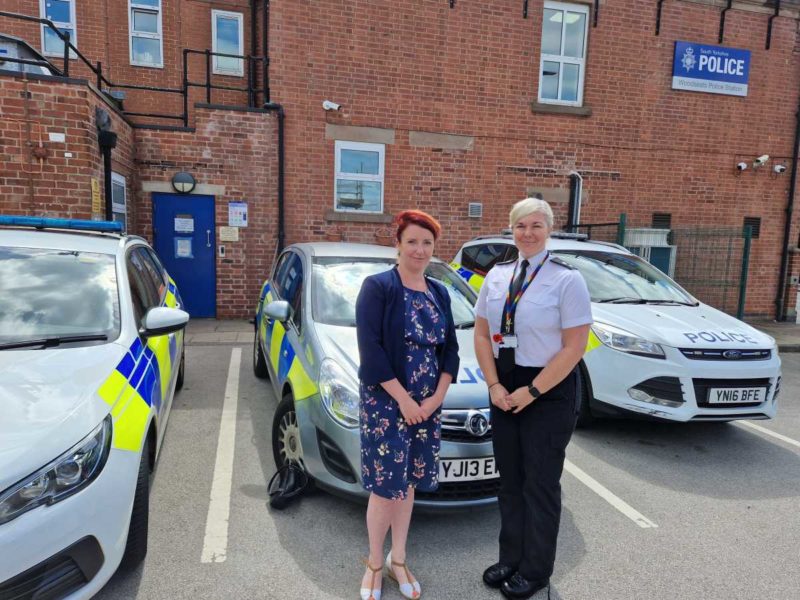 Louise meeting South Yorkshire Police