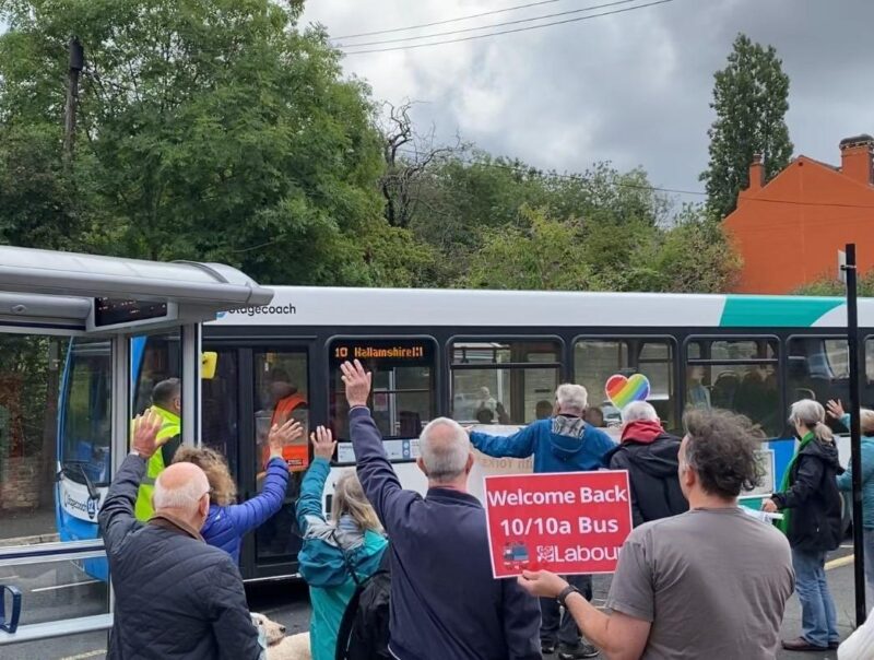 Community welcomes number 10/10a bus